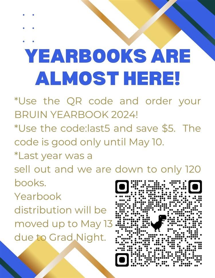 Get your yearbook! 